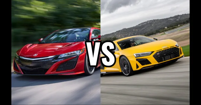 Acura NSX vs. Audi R8