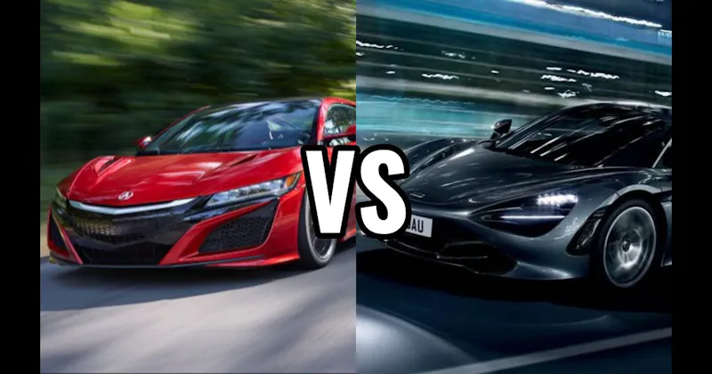 Acura NSX vs. McLaren 720S
