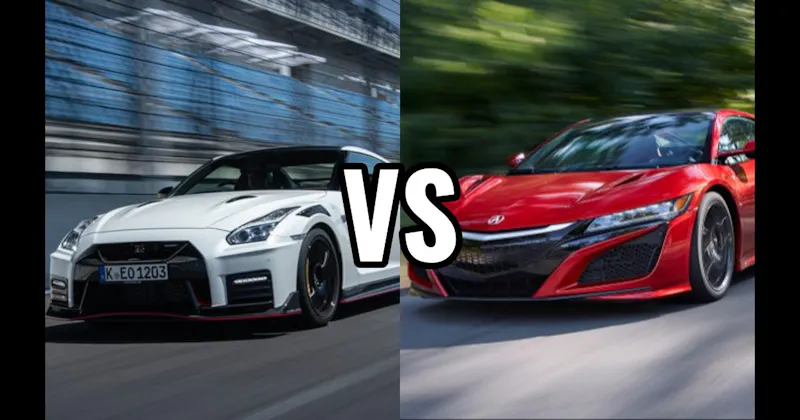 Acura NSX vs. Nissan GT-R NISMO