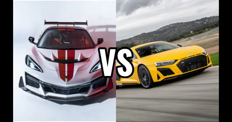 Audi R8 vs. Chevrolet Corvette C8 Z06