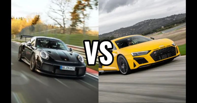 Audi R8 vs. Porsche 911 GT2 RS