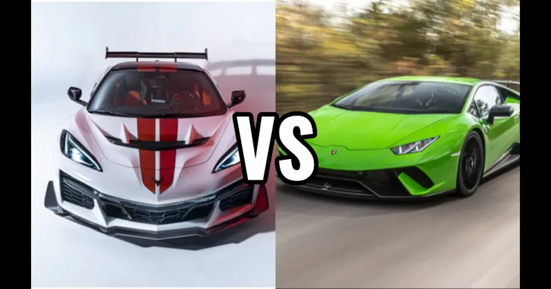 Chevrolet Corvette C8 Z06 vs. Lamborghini Huracán