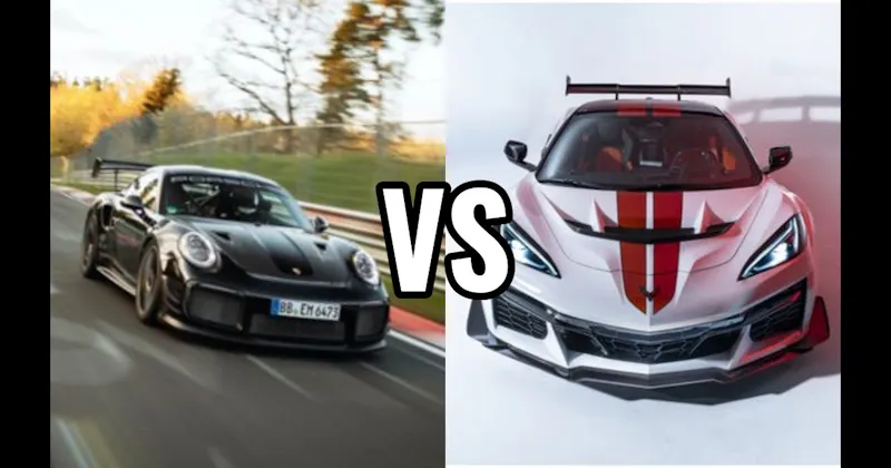 Chevrolet Corvette C8 Z06 vs. Porsche 911 GT2 RS