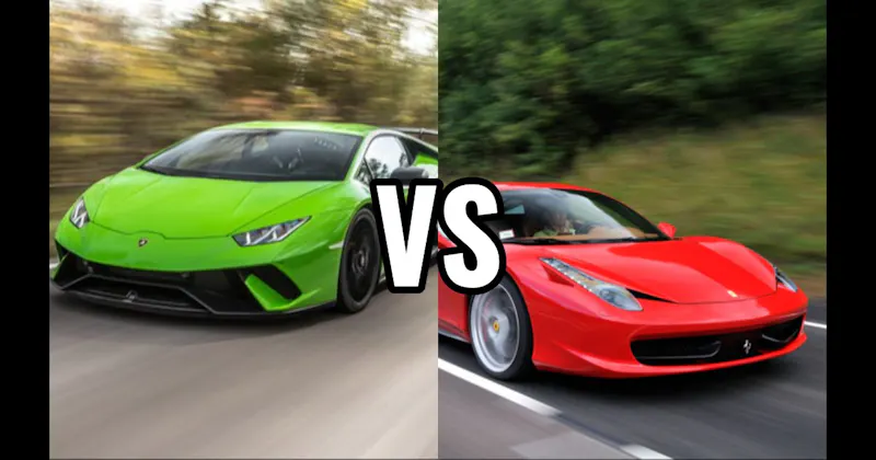 Ferrari 458 Italia vs. Lamborghini Huracán