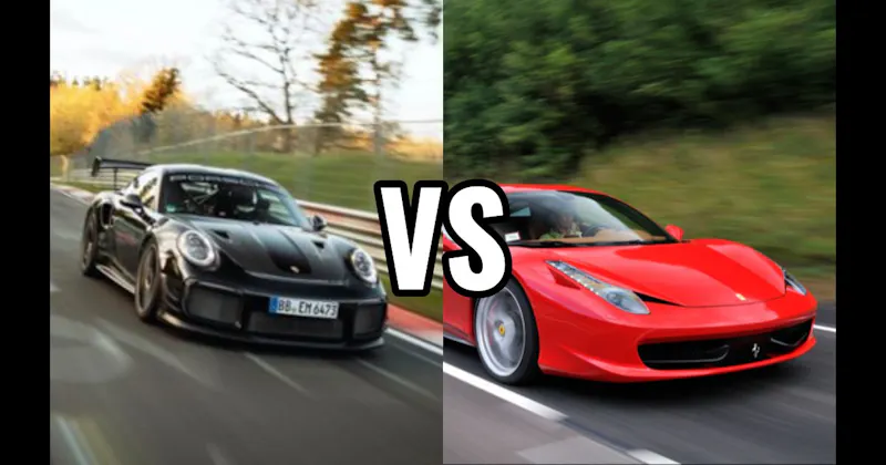 Ferrari 458 Italia vs. Porsche 911 GT2 RS