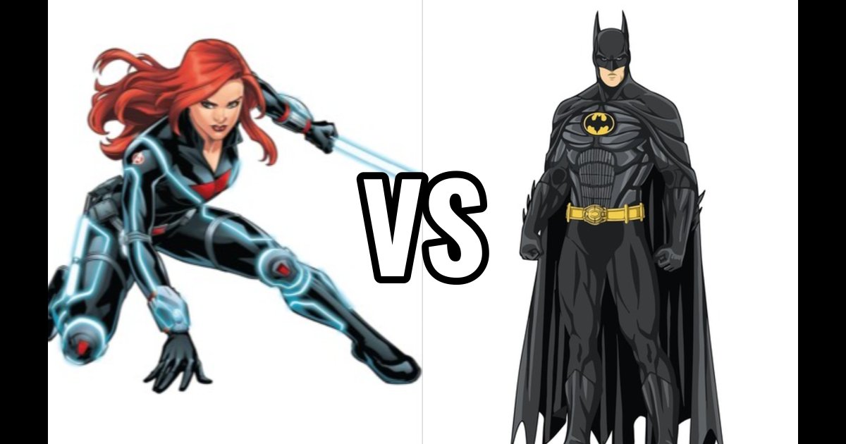 Batman vs Black Widow Batman Leads