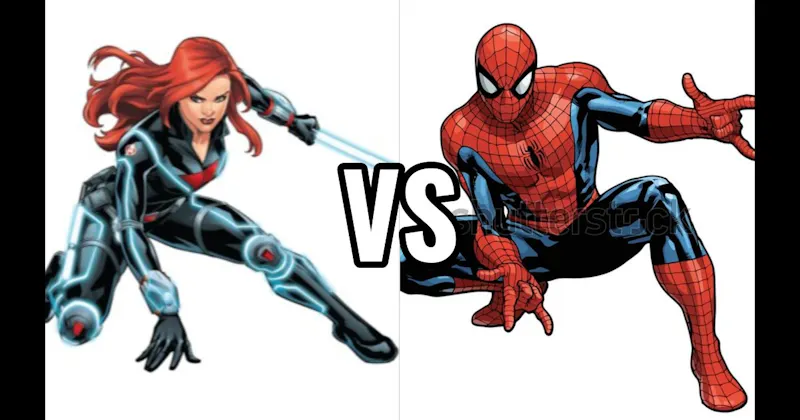 Black Widow vs. Spider-Man