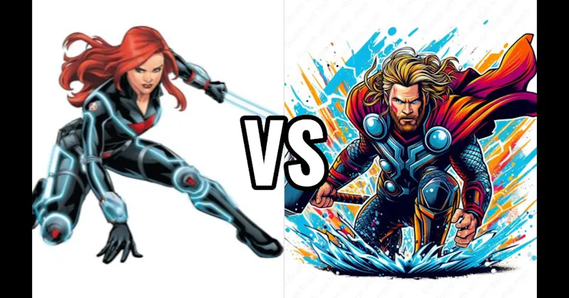 Black Widow vs. Thor