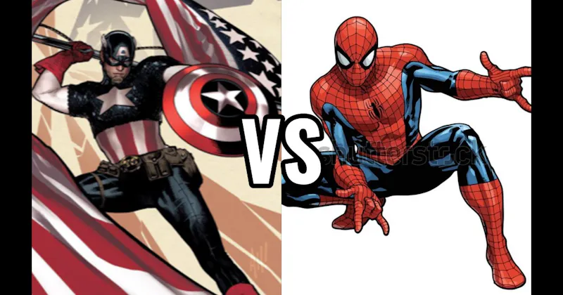 Captain America vs. Spider-Man