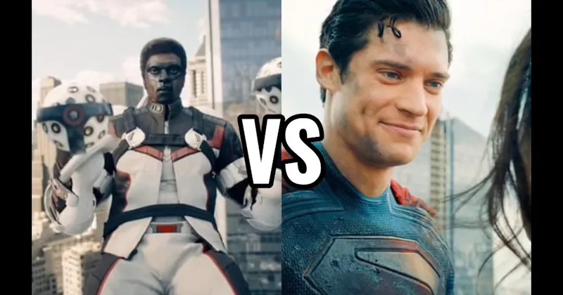 Mr. Terrific vs. Superman/Clark Kent