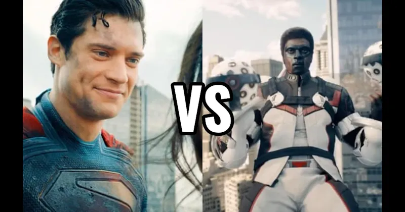 Mr. Terrific vs. Superman/Clark Kent