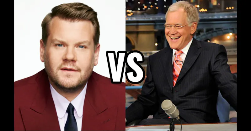David Letterman vs. James Corden