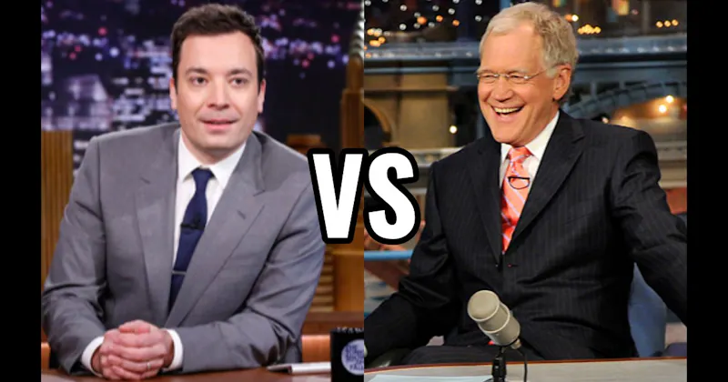 David Letterman vs. Jimmy Fallon