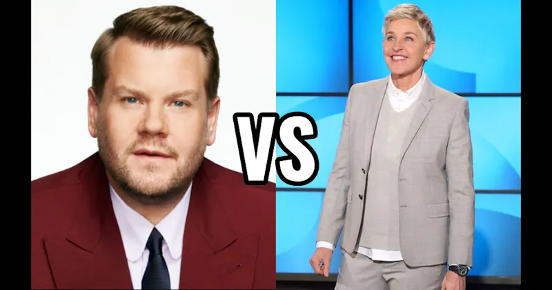 Ellen DeGeneres vs. James Corden