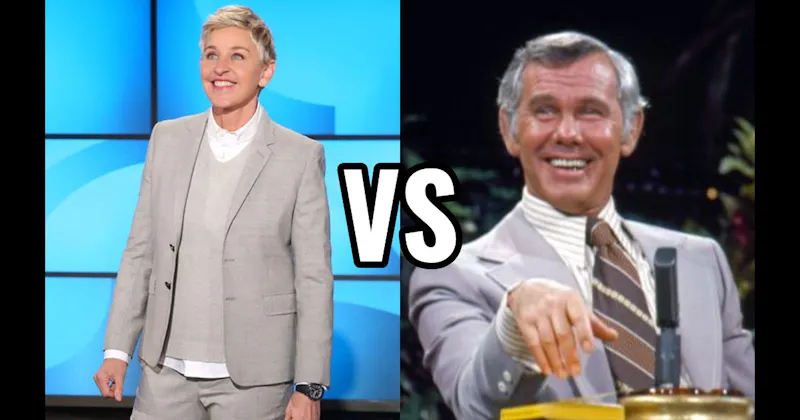 Ellen DeGeneres vs. Johnny Carson