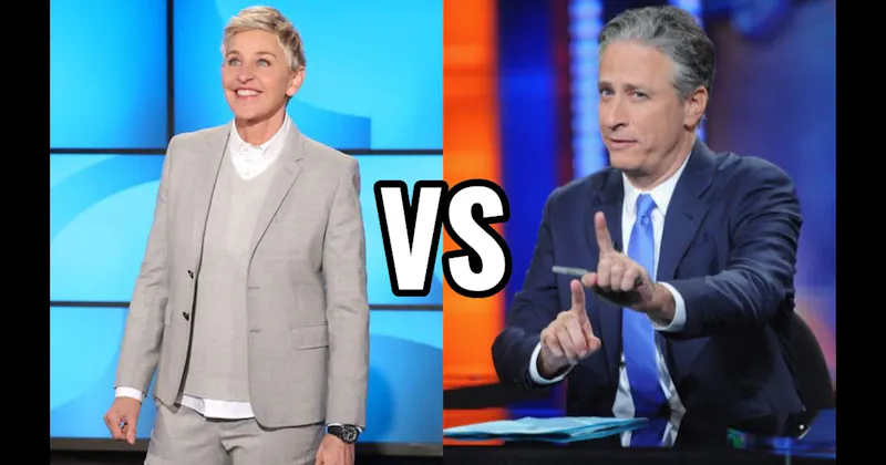 Ellen DeGeneres vs. Jon Stewart