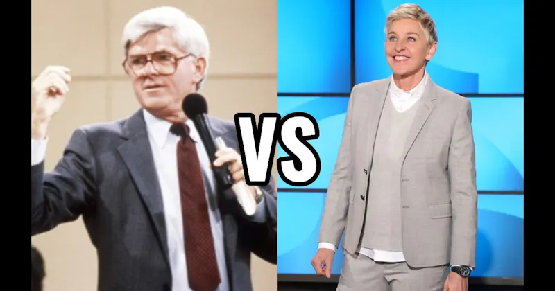 Ellen DeGeneres vs. Phil Donahue