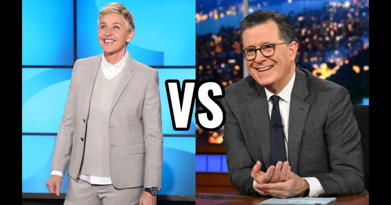 Ellen DeGeneres vs. Stephen Colbert