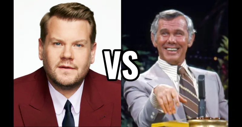 James Corden vs. Johnny Carson