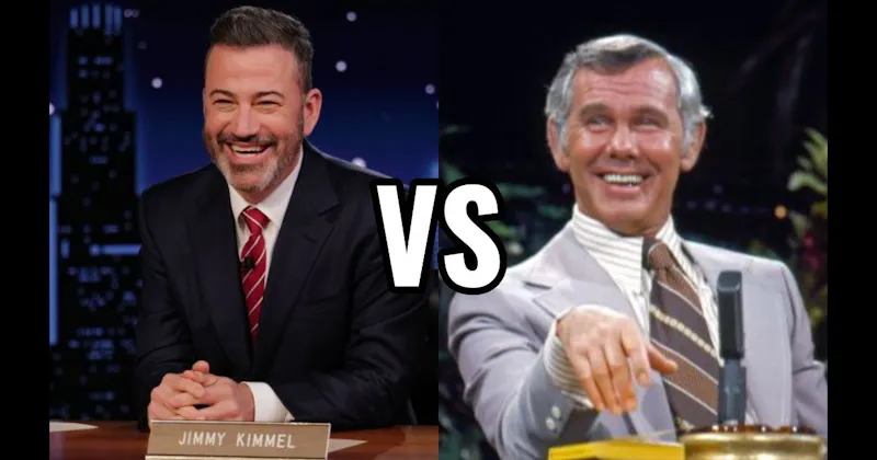 Jimmy Kimmel vs. Johnny Carson
