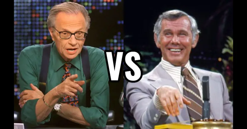 Johnny Carson vs. Larry King