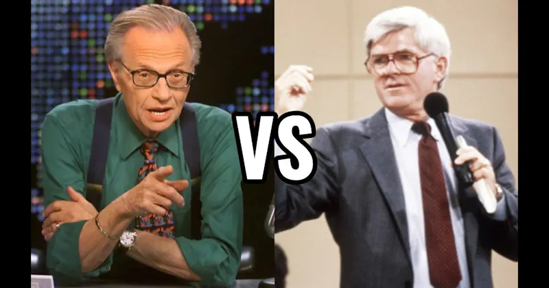 Larry King vs. Phil Donahue
