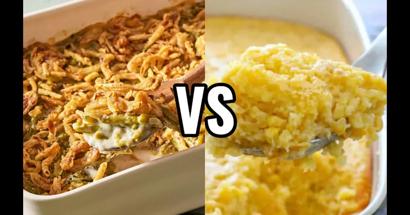 Corn Casserole vs. Green Bean Casserole