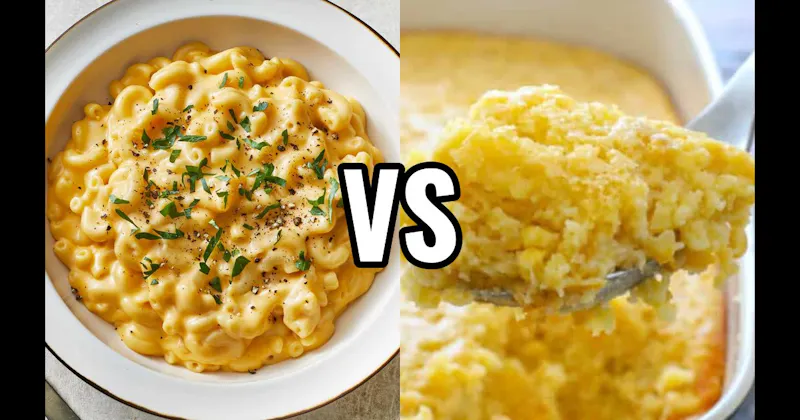 Corn Casserole vs. Macaroni and Cheese