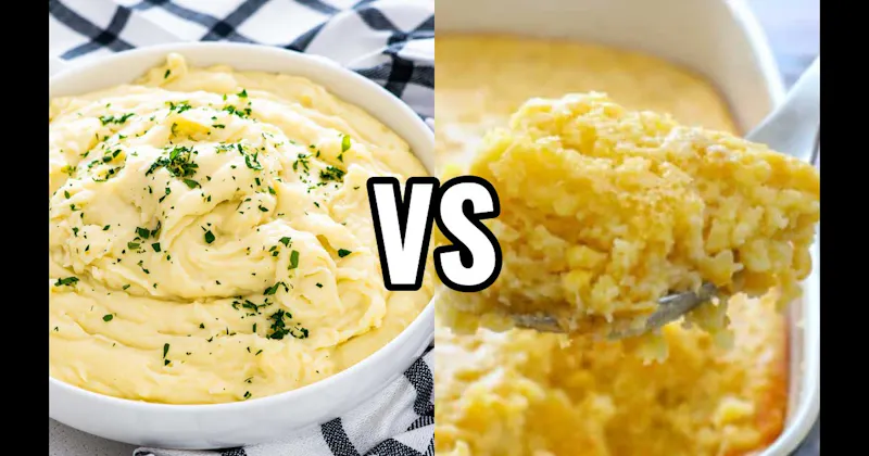 Corn Casserole vs. Mashed Potatoes