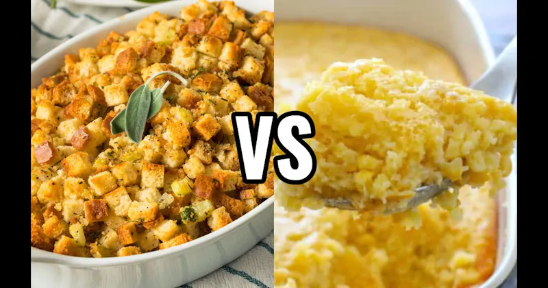 Corn Casserole vs. Stuffing / Dressing