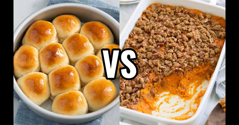 Dinner Rolls or Biscuits vs. Sweet Potato Casserole