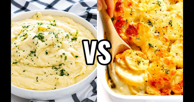 Mashed Potatoes vs. Scalloped Potatoes
