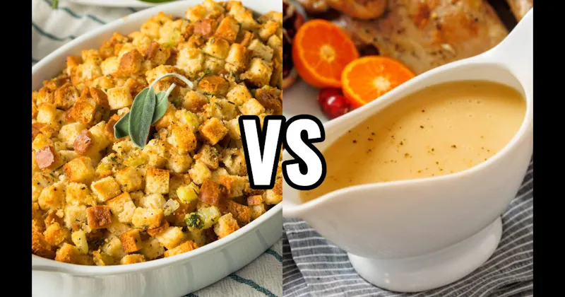 Stuffing / Dressing vs. Turkey Gravy