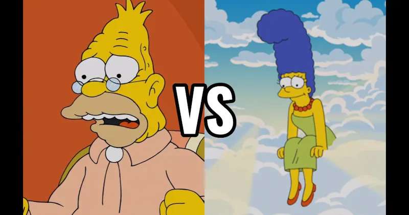 Abe Simpson vs. Marge Simpson