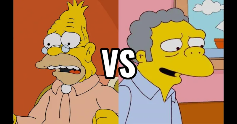 Abe Simpson vs. Moe Szyslak