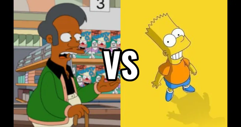 Apu vs. Bart Simpson