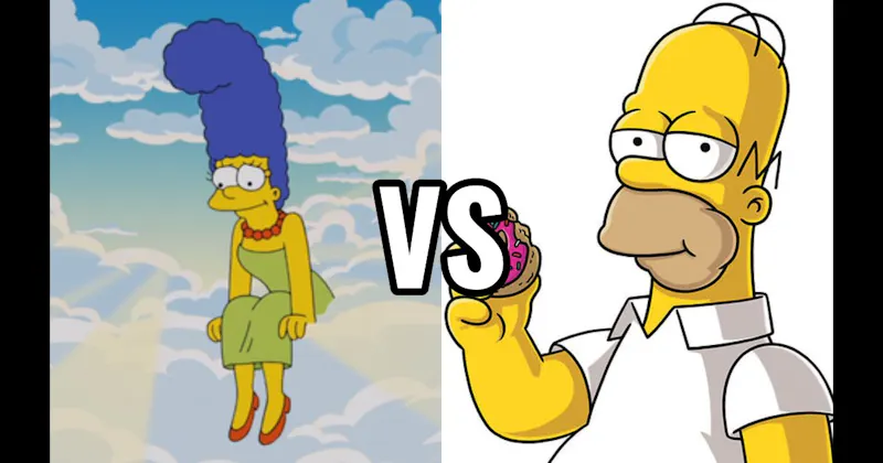 Homer Simpson vs. Marge Simpson