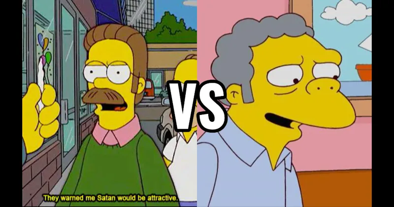 Moe Szyslak vs. Ned Flanders
