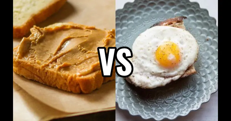Fried Egg vs. Peanut Butter