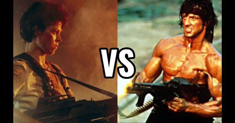 Ellen Ripley (Alien) vs. John Rambo (First Blood)