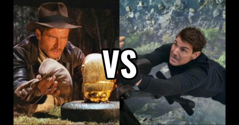 Ethan Hunt (Mission: Impossible) vs. Indiana Jones (Raiders of the Lost Ark)