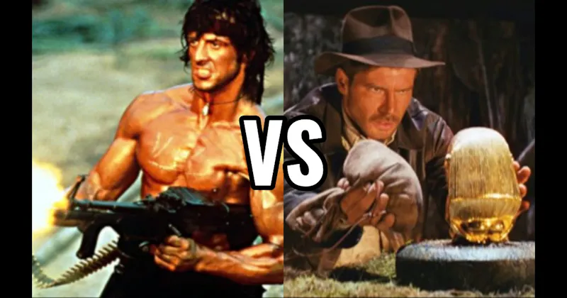 Indiana Jones (Raiders of the Lost Ark) vs. John Rambo (First Blood)