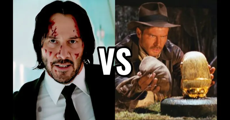 Indiana Jones (Raiders of the Lost Ark) vs. John Wick (John Wick)