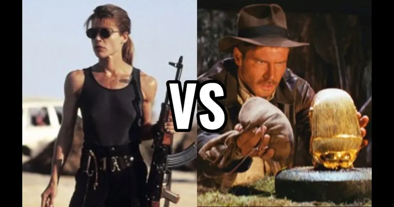 Indiana Jones (Raiders of the Lost Ark) vs. Sarah Connor (Terminator / T2)