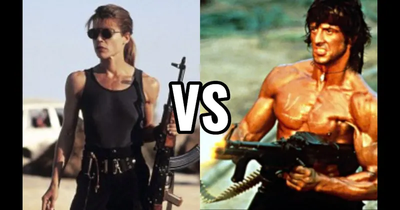 John Rambo (First Blood) vs. Sarah Connor (Terminator / T2)