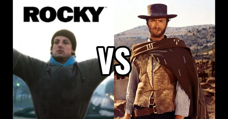 Man with No Name (The Good, the Bad and the Ugly) vs. Rocky Balboa (Rocky)