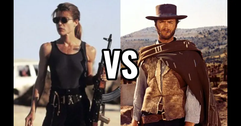 Man with No Name (The Good, the Bad and the Ugly) vs. Sarah Connor (Terminator / T2)