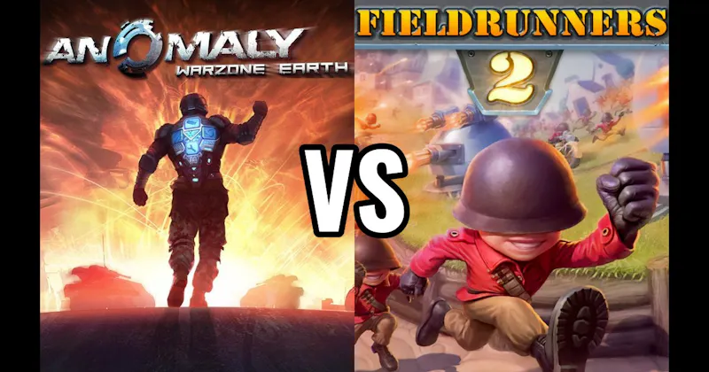 Anomaly: Warzone Earth vs. Fieldrunners