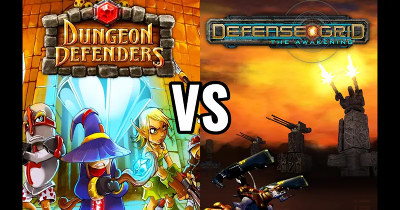 Defense Grid: The Awakening vs. Dungeon Defenders