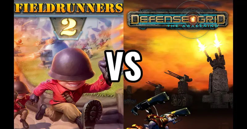 Defense Grid: The Awakening vs. Fieldrunners